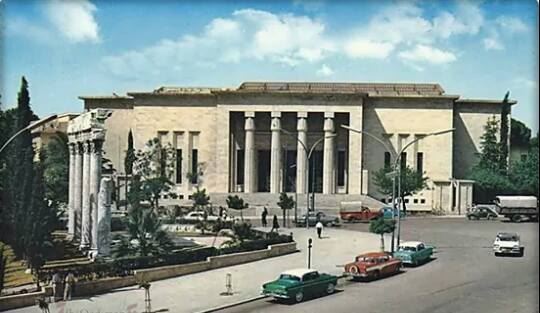 متحف بيروت الوطني في الخمسينيات 
